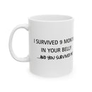 Survived 9 Months Mug