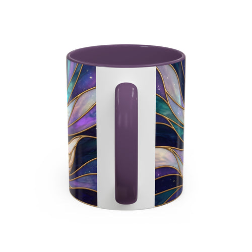 Aurora Fox Stained Glass Style Mug