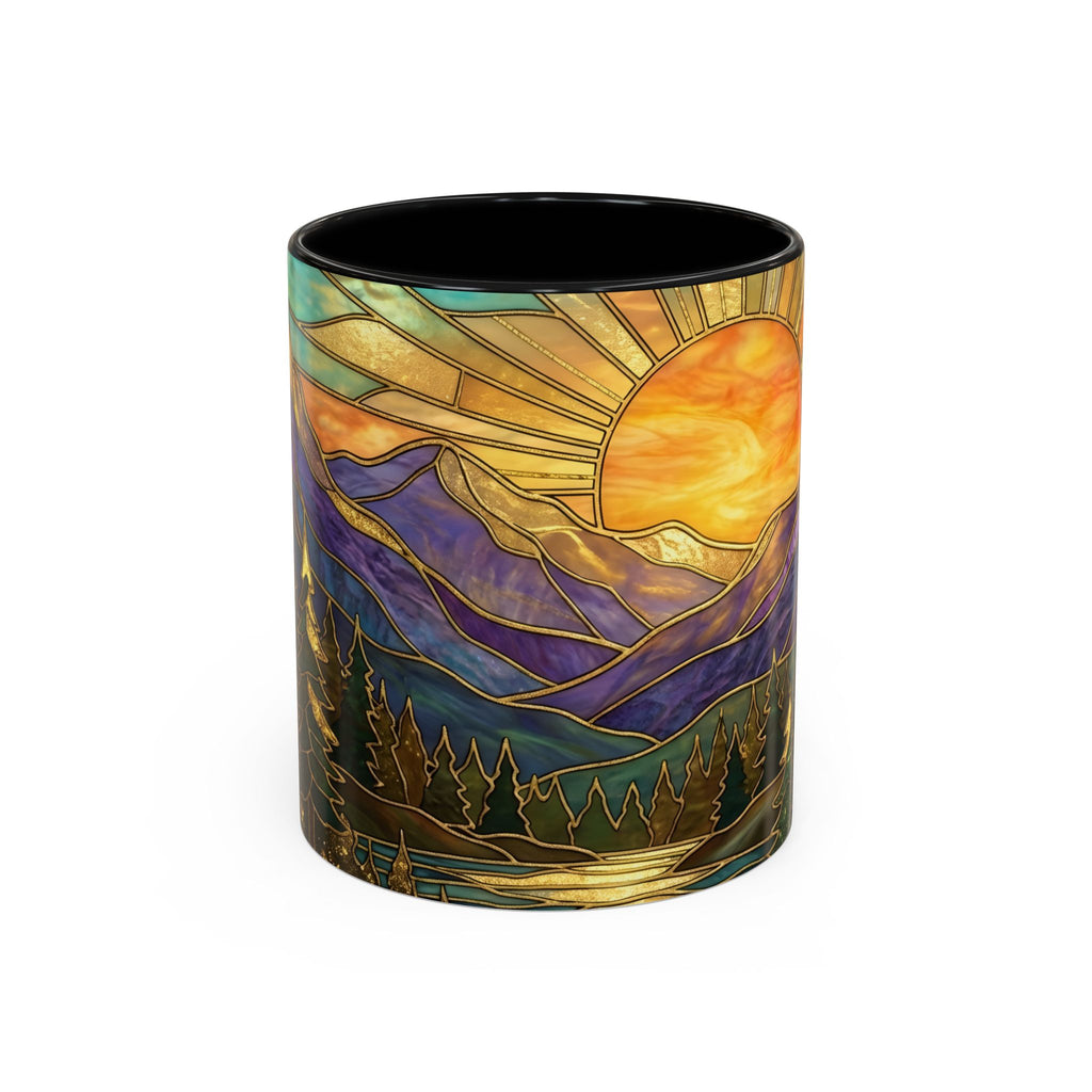 Sunrise Stained Glass Mug