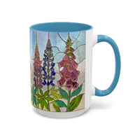Wildflower Stained Glass Mug
