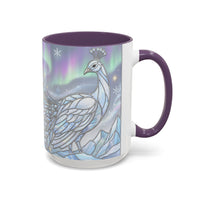 Aurora Peacock Stained Glass Style Mug