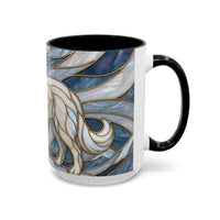 Moonlight Great Pyrenees Stained Glass Style Mug