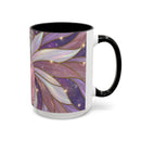 Rose Glow Staffordshire Bull Terrier Stained Glass Style Mug