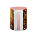 Sakura Peacock Stained Glass Style Mug