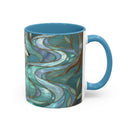 Forest Wolf Stained Glass Style Mug
