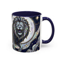 Celestial Lion Stained Glass Style Mug