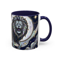 Celestial Lion Stained Glass Style Mug