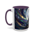 Moonlit Staffordshire Bull Terrier Stained Glass Style Mug