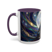 Moonlit Staffordshire Bull Terrier Stained Glass Style Mug