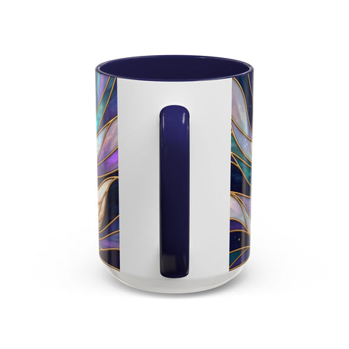 Aurora Fox Stained Glass Style Mug