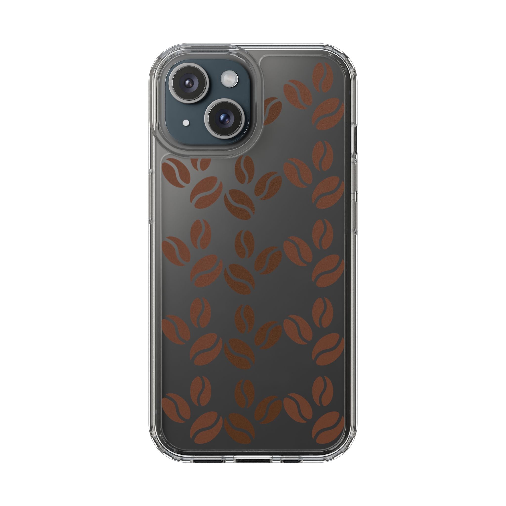Coffee Beans Clear Phone Case