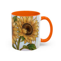 Sunflower Stained Glass Mug