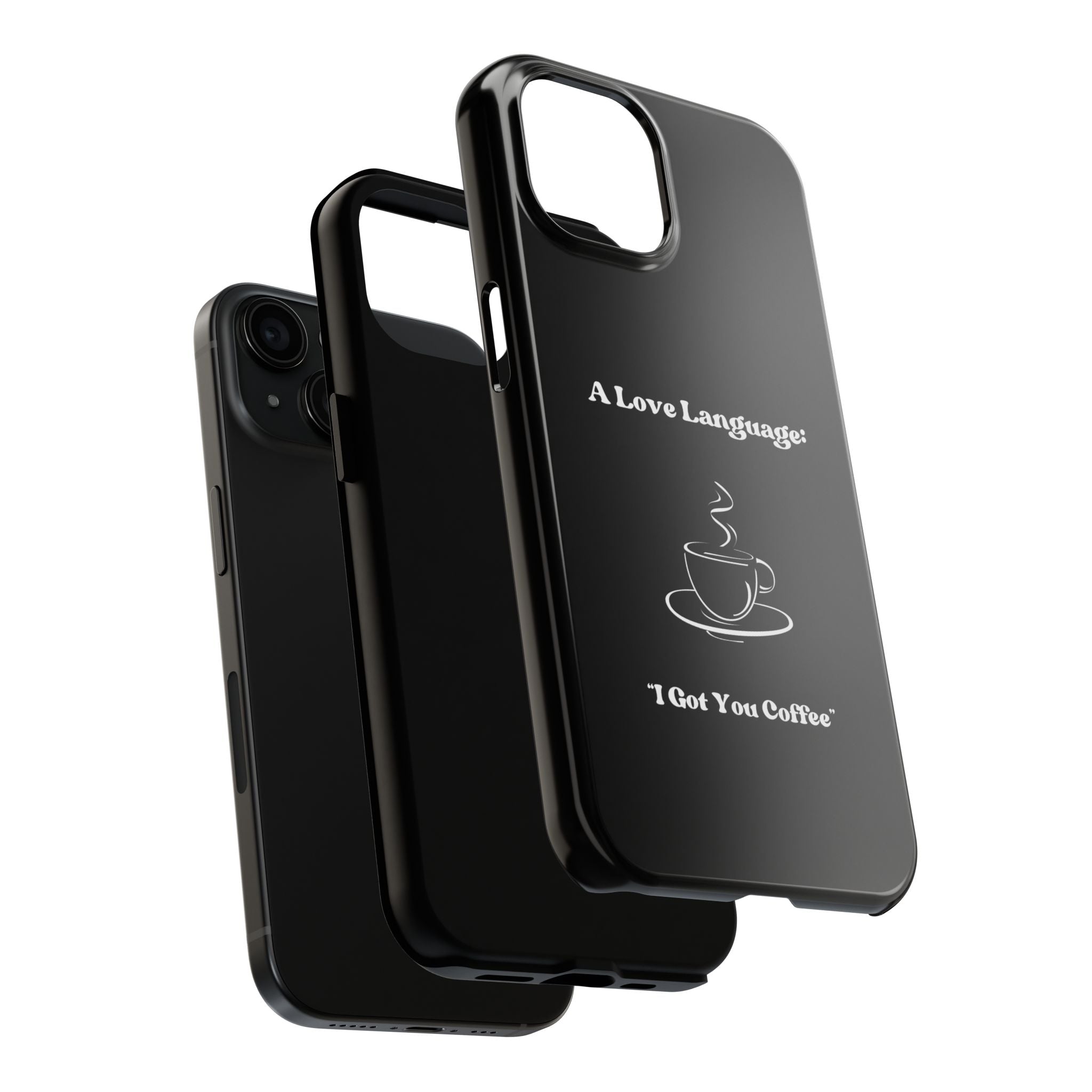 A Love Language Black Phone Case