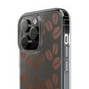 Coffee Beans Clear Phone Case