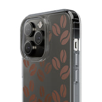 Coffee Beans Clear Phone Case