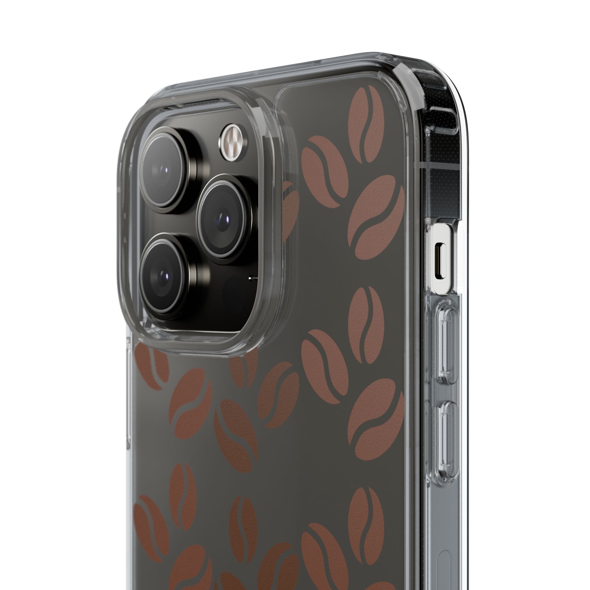 Coffee Beans Clear Phone Case