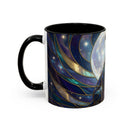 Moonlit Staffordshire Bull Terrier Stained Glass Style Mug