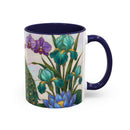Blooming Peacock Stained Glass Style Mug