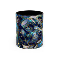 Celestial Staffy Stained Glass Style Mug