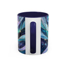 Aurora Husky Stained Glass Style Mug