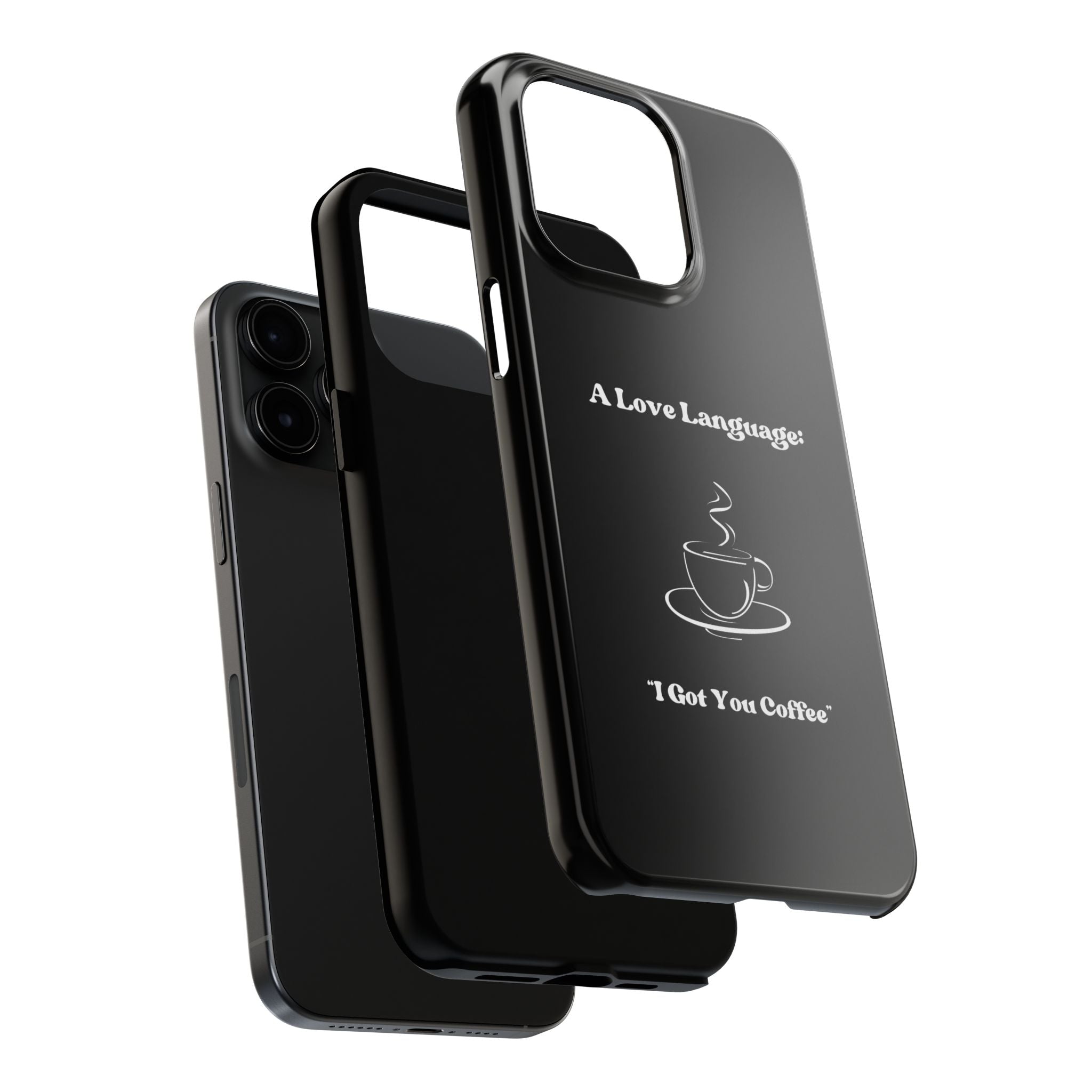 A Love Language Black Phone Case