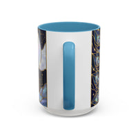 Lunar Peacock Stained Glass Style Mug