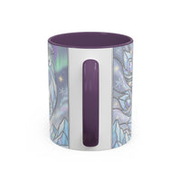 Aurora Peacock Stained Glass Style Mug
