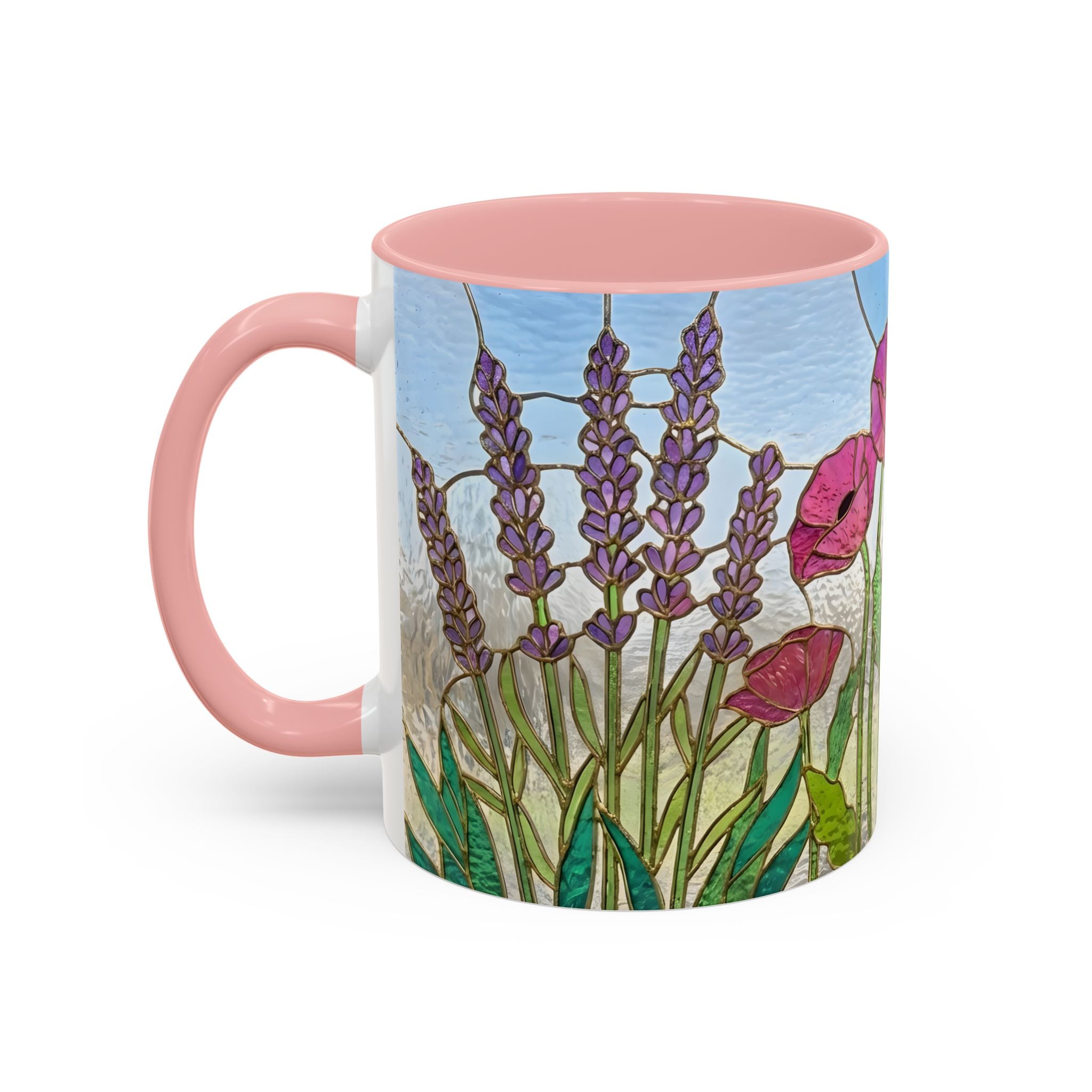 Wildflower Stained Glass Mug