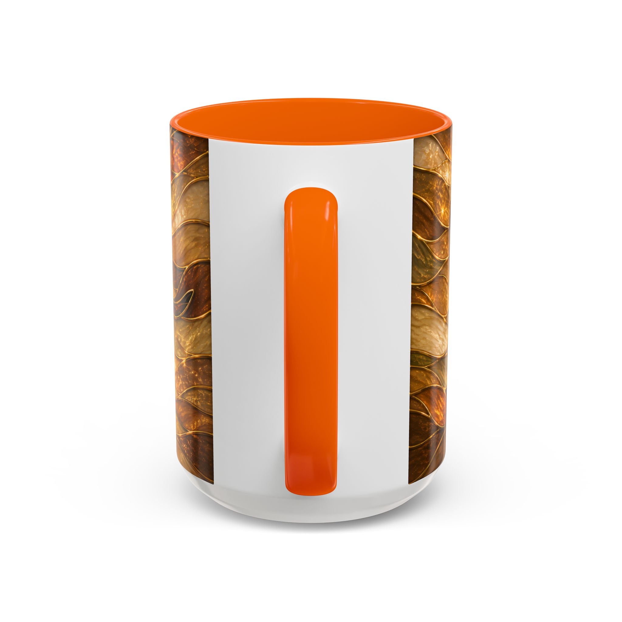 Golden Dachshund Stained Glass Style Mug