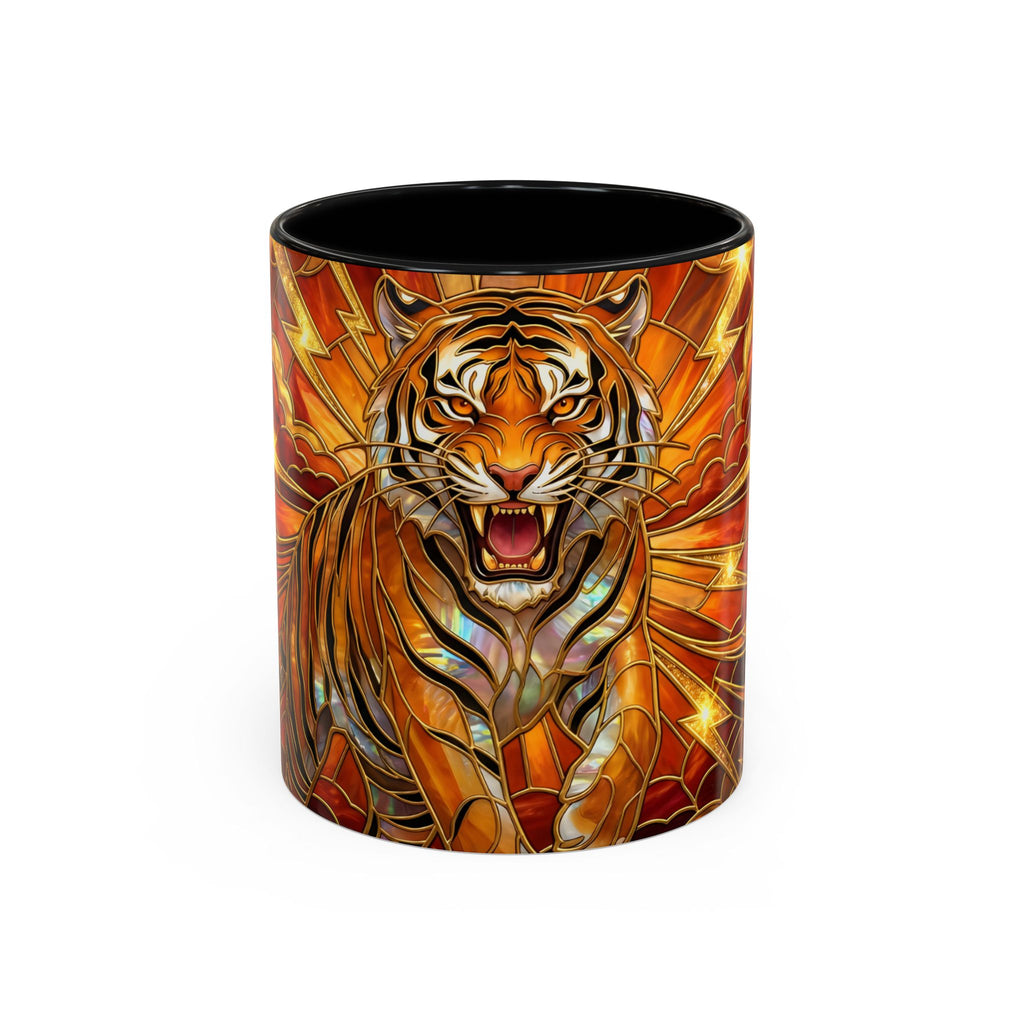 Thunder Tiger Stained Glass Style Mug