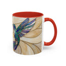 Harmony Hummingbird Stained Glass Style Mug