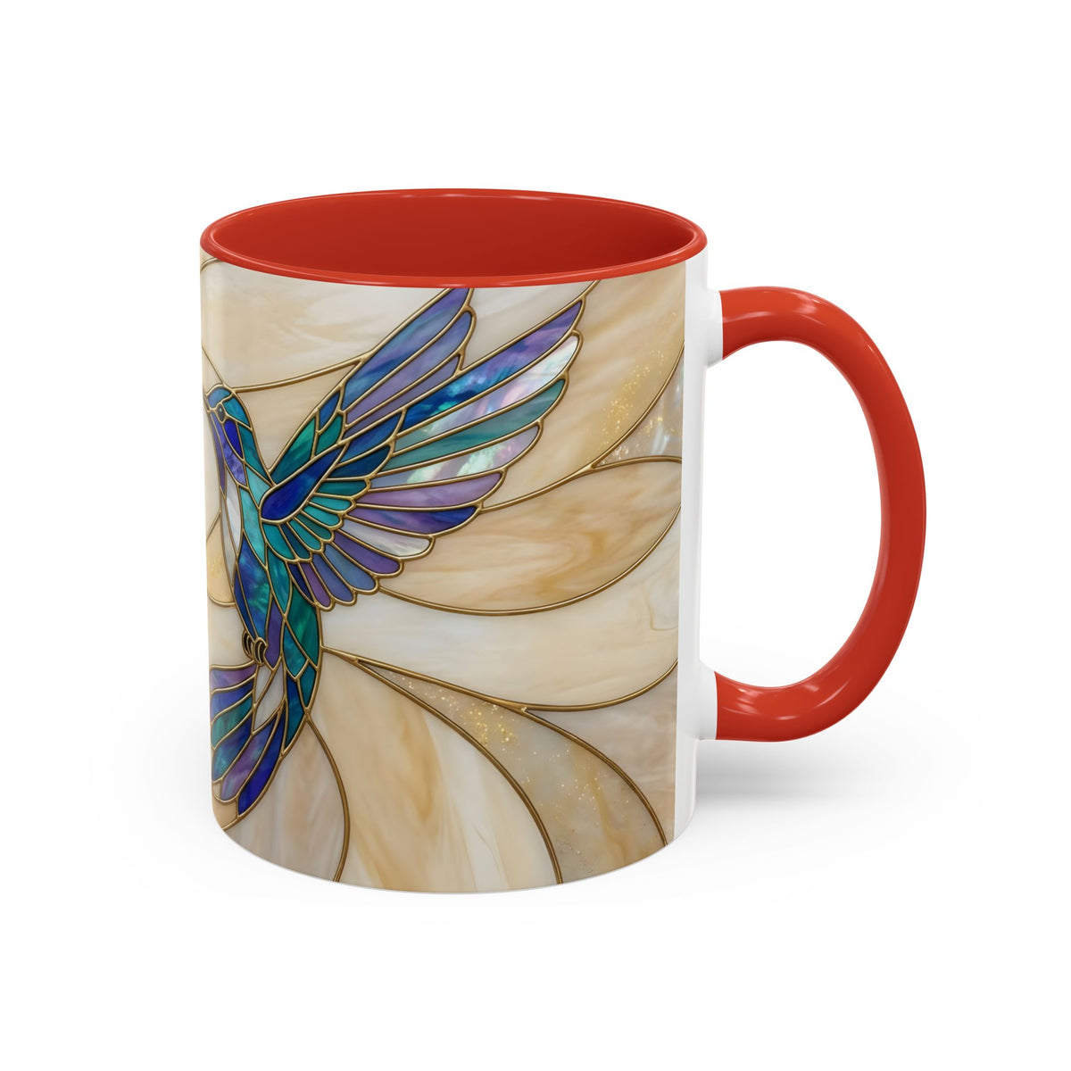 Harmony Hummingbird Stained Glass Style Mug