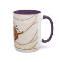 Custom Dog Portrait Stained Glass Style Mug