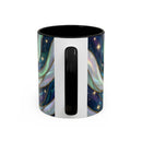 Aurora Glow Staffy Stained Glass Style Mug