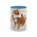 Custom Dog Portrait Stained Glass Style Mug