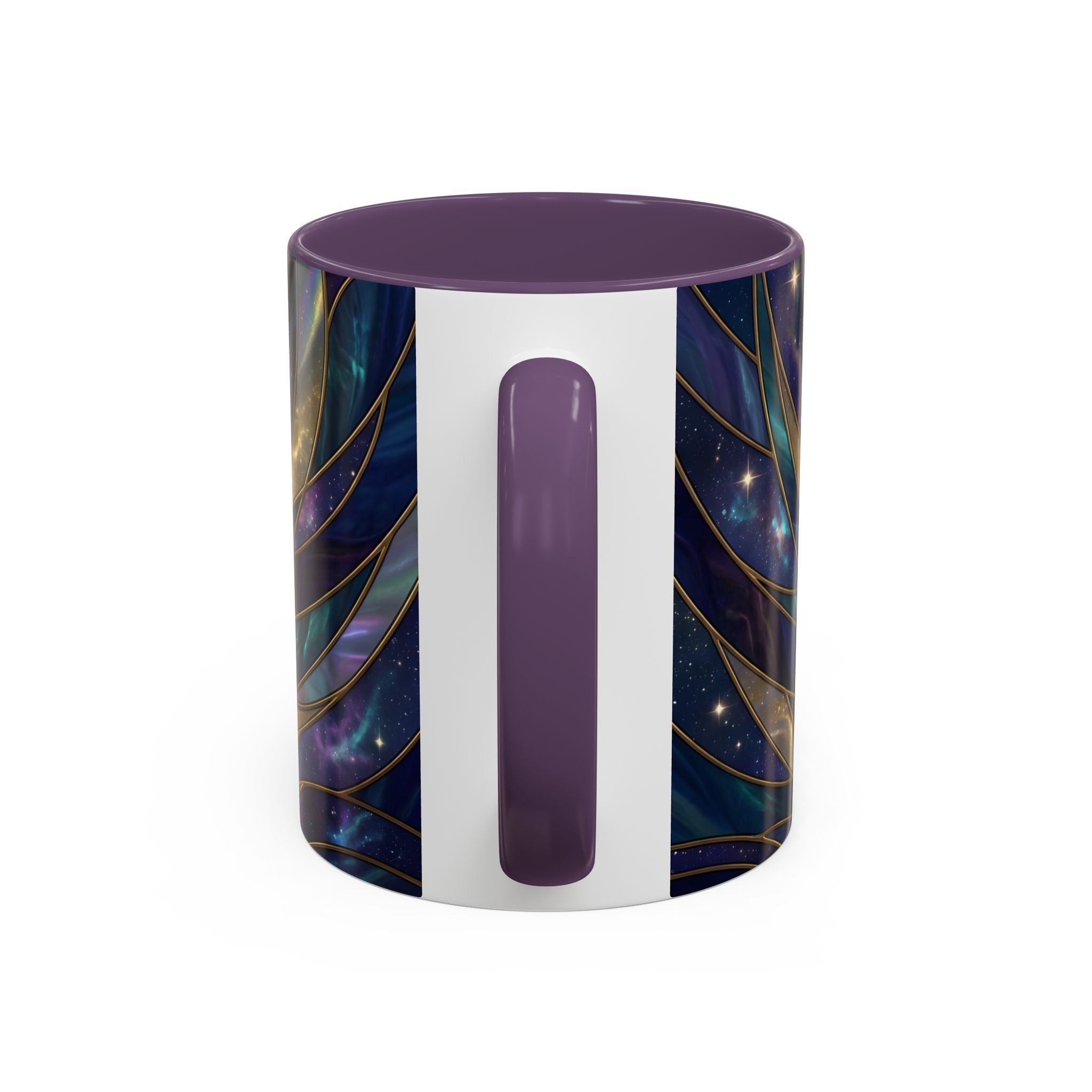 Moonlit Staffordshire Bull Terrier Stained Glass Style Mug