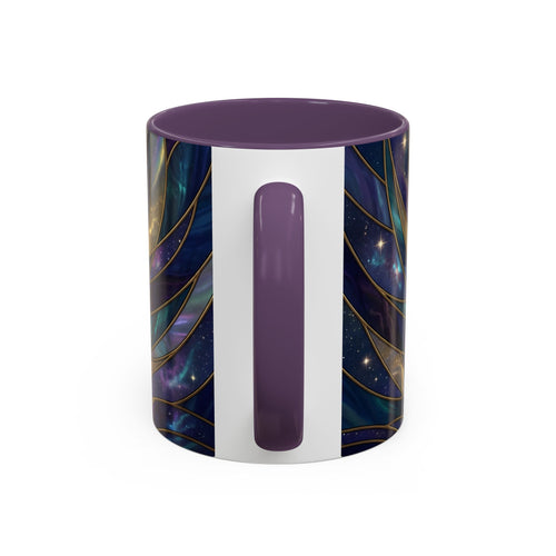 Moonlit Staffy Stained Glass Style Mug