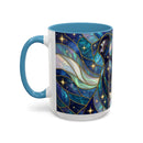 Celestial Staffy Stained Glass Style Mug