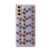 Coffee Beans Clear Phone Case