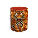 Thunder Tiger Stained Glass Style Mug
