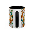 Elegant Peacock Stained Glass Style Mug
