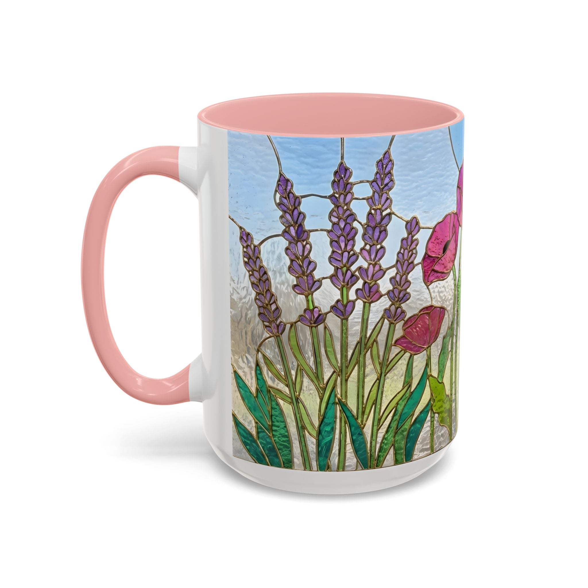 Wildflower Stained Glass Mug