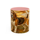 Blossom Beagle Stained Glass Style Mug