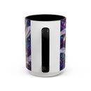 Cosmic Glow Staffy Stained Glass Style Mug