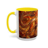 Wildfire Lion Stained Glass Mug
