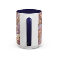 Pink Starlight Staffy Stained Glass Style Mug