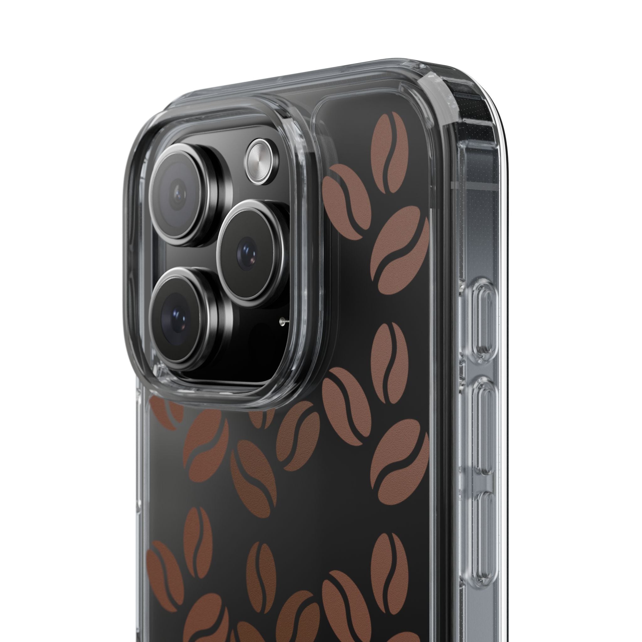 Coffee Beans Clear Phone Case