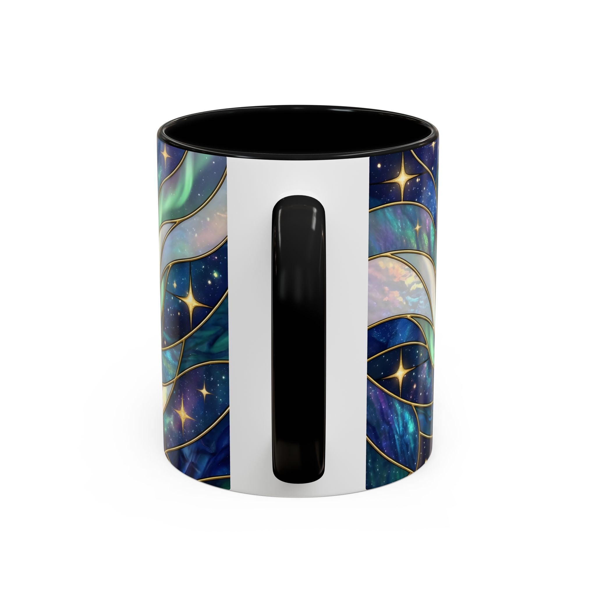 Celestial Staffy Stained Glass Style Mug