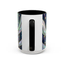 Aurora Glow Staffy Stained Glass Style Mug