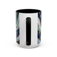 Aurora Glow Staffy Stained Glass Style Mug
